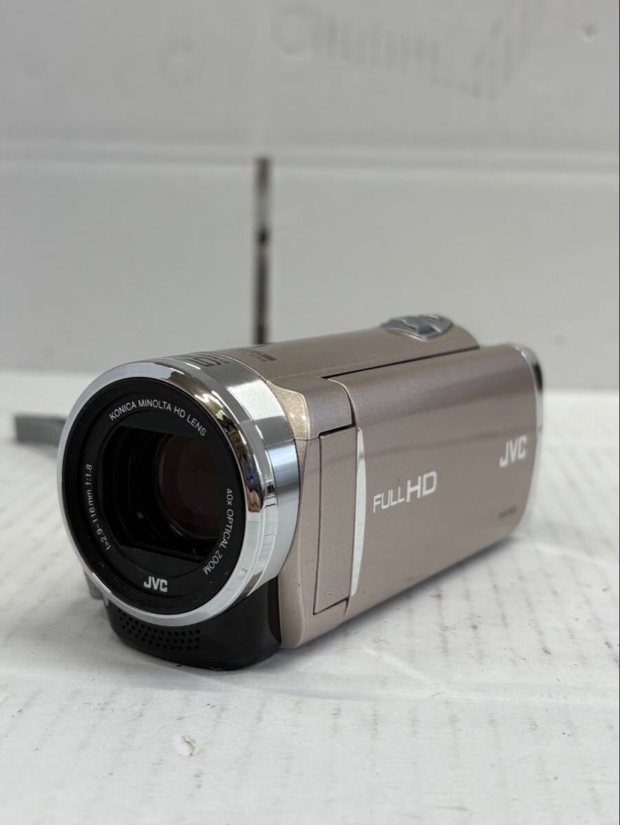 1円 JVC カメラ ビデオカメラ Everio ゴールド ハンディカム GZ-E365-N 動作未確認
