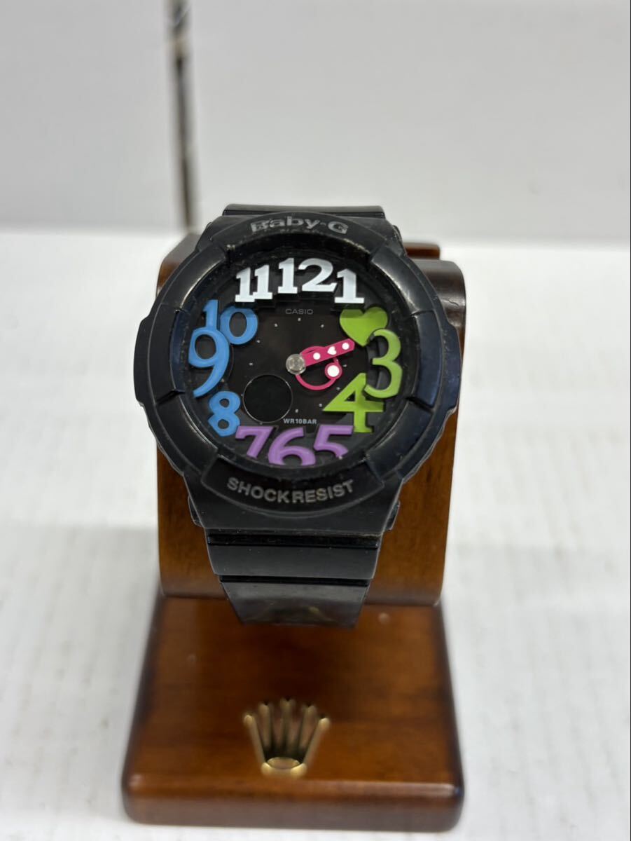 1円 CASIO カシオ 腕時計 Baby-G レディース ブラック BGA-131 クオーツ 不動