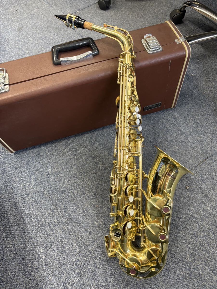 1円 YAMAHA ヤマハ 管楽器 サックス ゴールド YAS-32 ハードケース付き