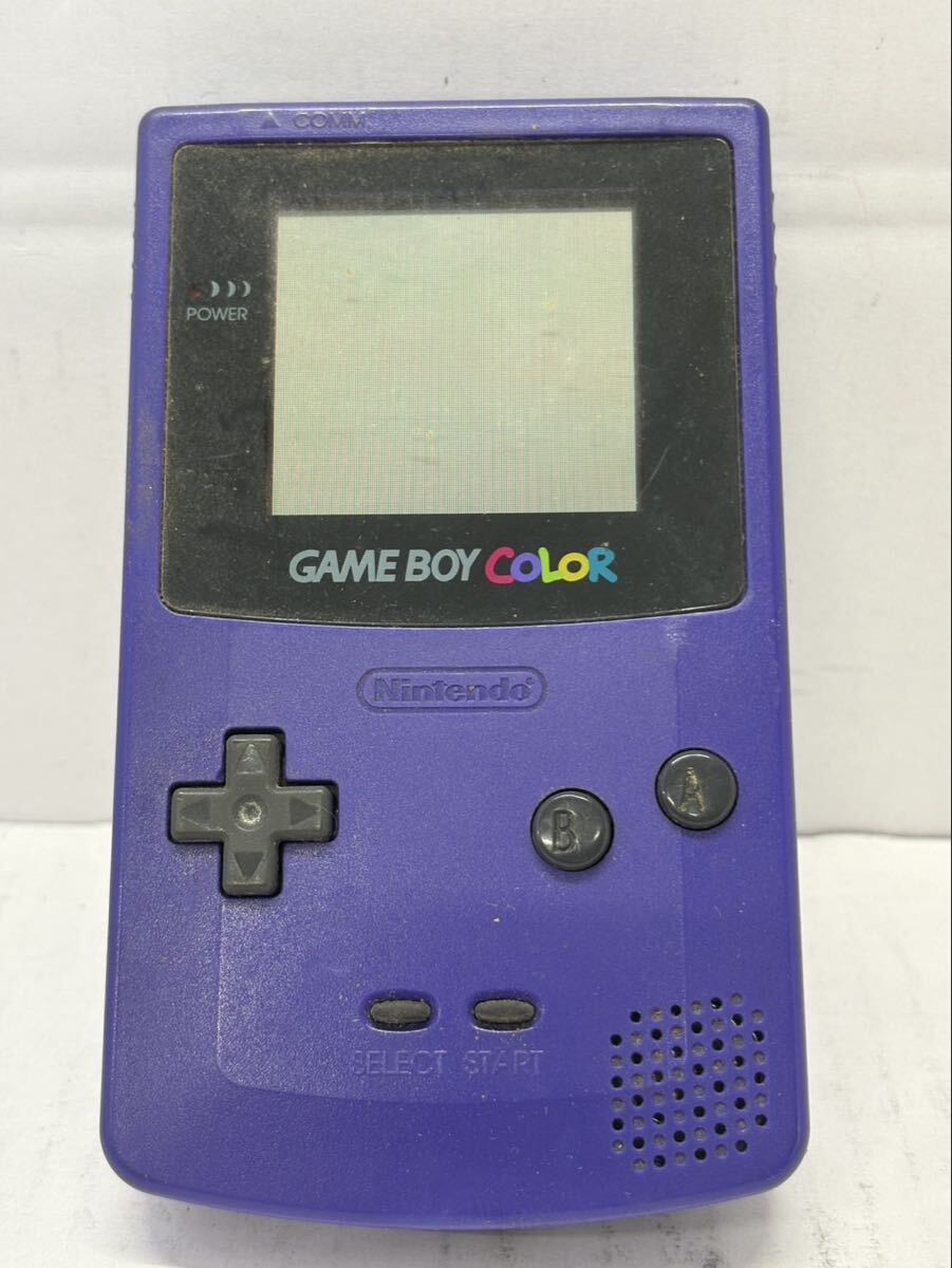 1円Nintendo GAME BOY COLOR CGB-001 本体 動作未確認 付属品カセット 連珠教室