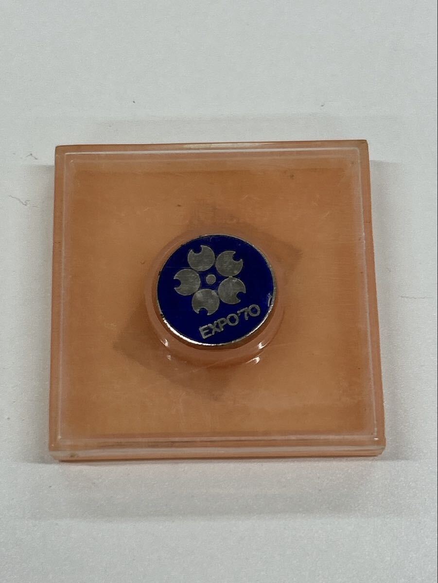 1円　EXPO 70 ピンバッジ　箱付き