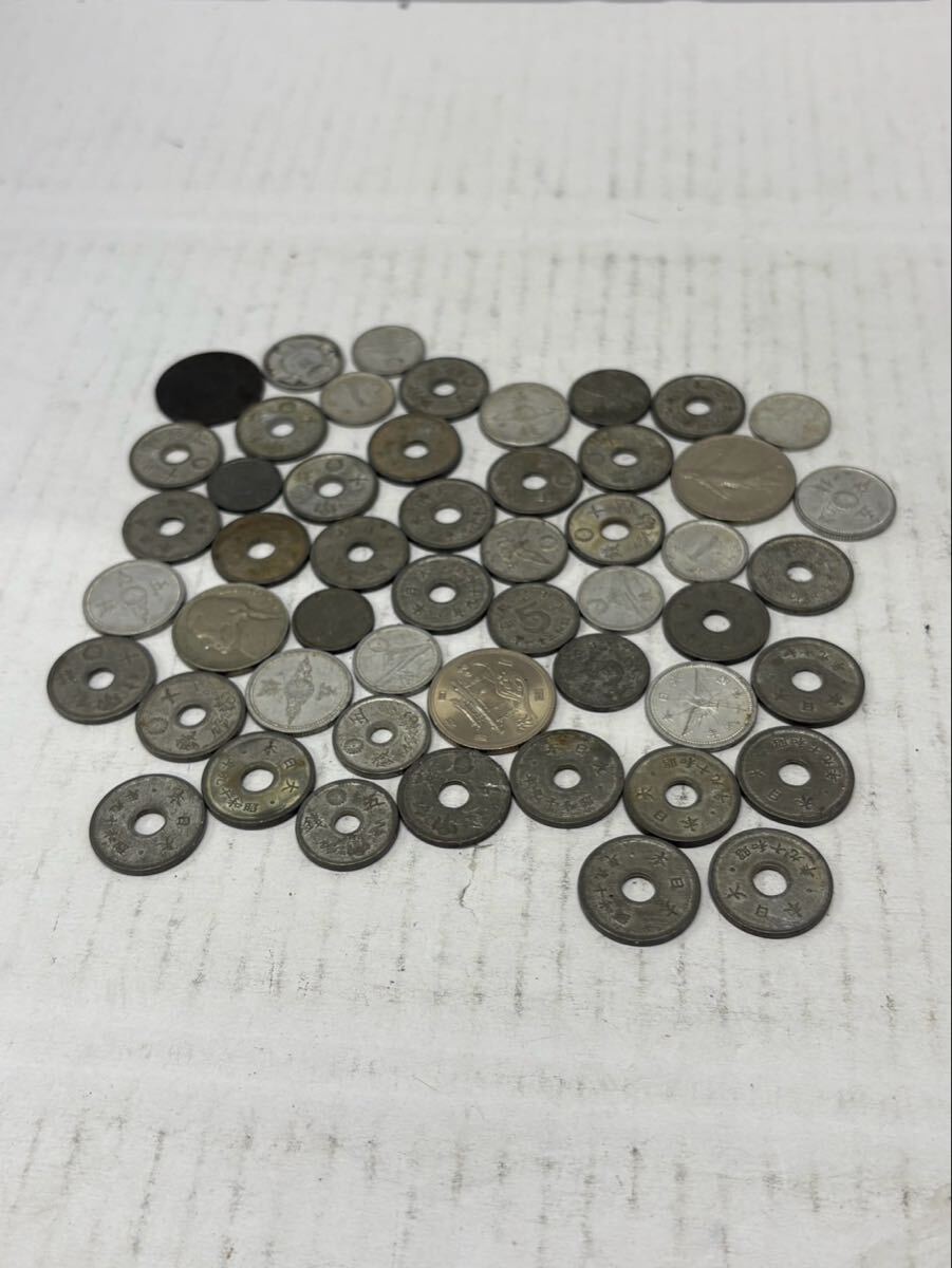 １円　古銭まとめ　日本　５銭　１０銭など　大日本　古銭　硬貨まとめ　4