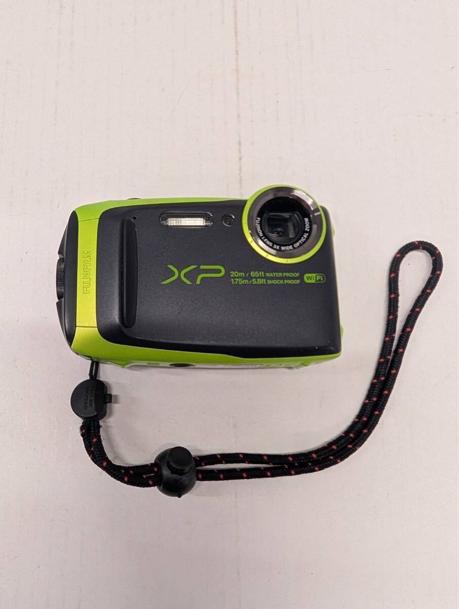 1円 FUJIFILM Fine Pix XP 120 フジフィルム.デジカメ 本体 緑 
