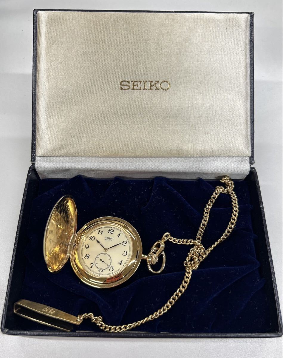 1円 SEIKO セイコー 懐中時計 2G26-0030 時計 ゴールド レトロ ヴィンテージ 動作未確認