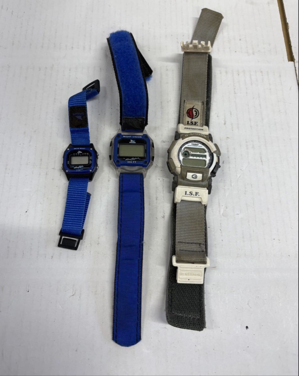 1円 CASIO カシオ G-shock ジーショック 腕時計 まとめ セット DW-003 デジタル 不動
