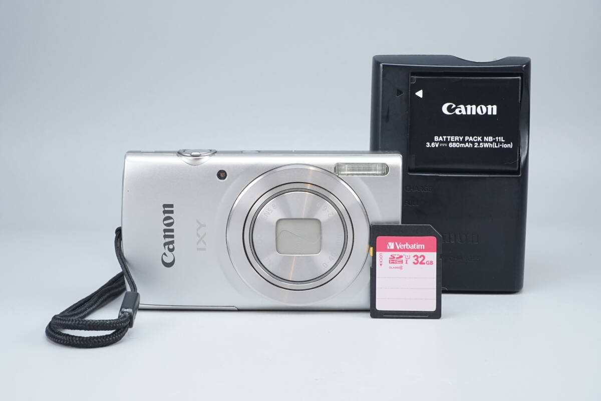 Canon IXY 200 シルバー 美品 動作確認済 光学クリア キャノン デジカメ コンデジ　＃25