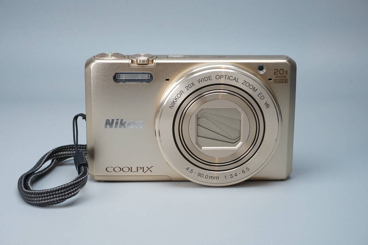 Nikon ニコン COOLPIX S7000 ゴールド クールピクス デジカメ 光学20倍 Wi-Fi搭載 コンデジ 中古＃34