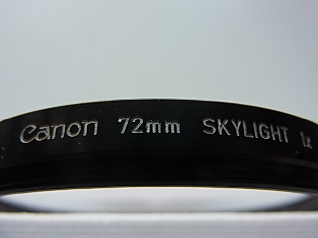 送料180円　Canon　キヤノン　SKYLIGHT　1x　72mm　管理no.13