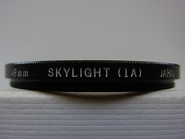 送料110円～　OLYMPUS　オリンパス　SKYLIGHT　(1A)　49mm　管理no.7　　薄枠