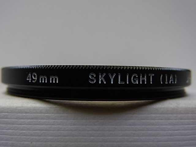 送料110円～　OLYMPUS　オリンパス　SKYLIGHT　(1A)　49mm　管理no.13　　薄枠