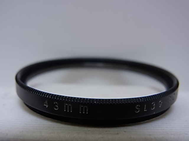 送料110円～　OLYMPUS　オリンパス　SL39・3C　UV　43mm　管理no.1