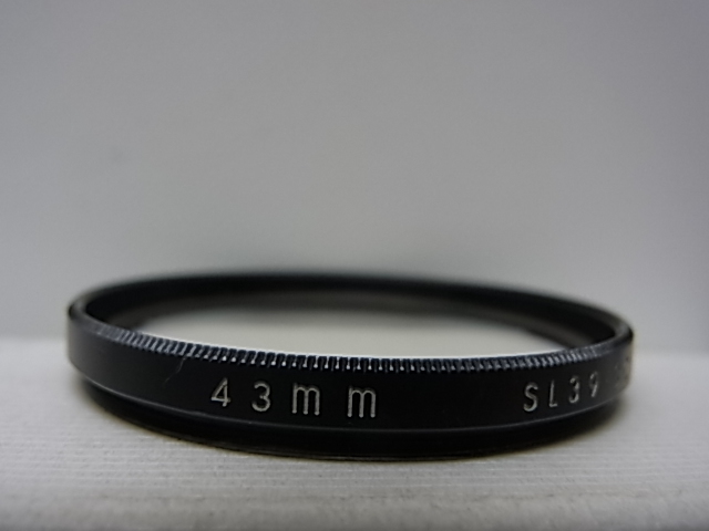送料110円～　OLYMPUS　オリンパス　SL39・3C　UV　43mm　管理no.4