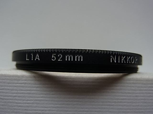 送料110円～　Nikon　ニコン　L1A　NIKKOR刻印　52mm　管理no.25