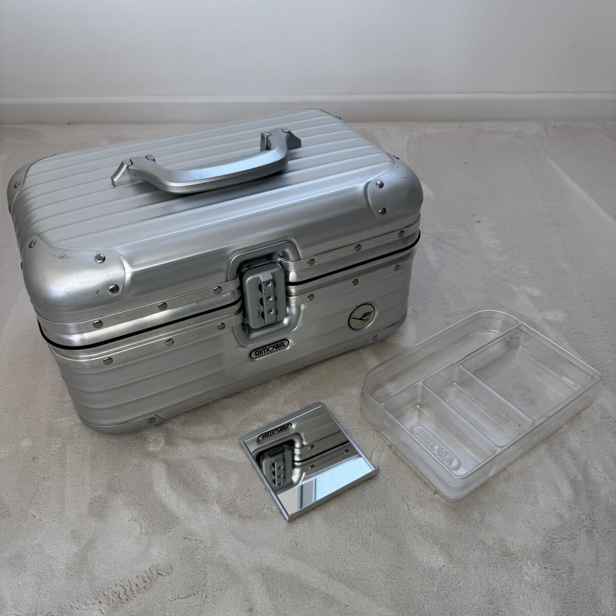 【超希少】RIMOWA Lufthansa Alu Collection ビューティーケース アルミニウム 廃盤 Made Germany