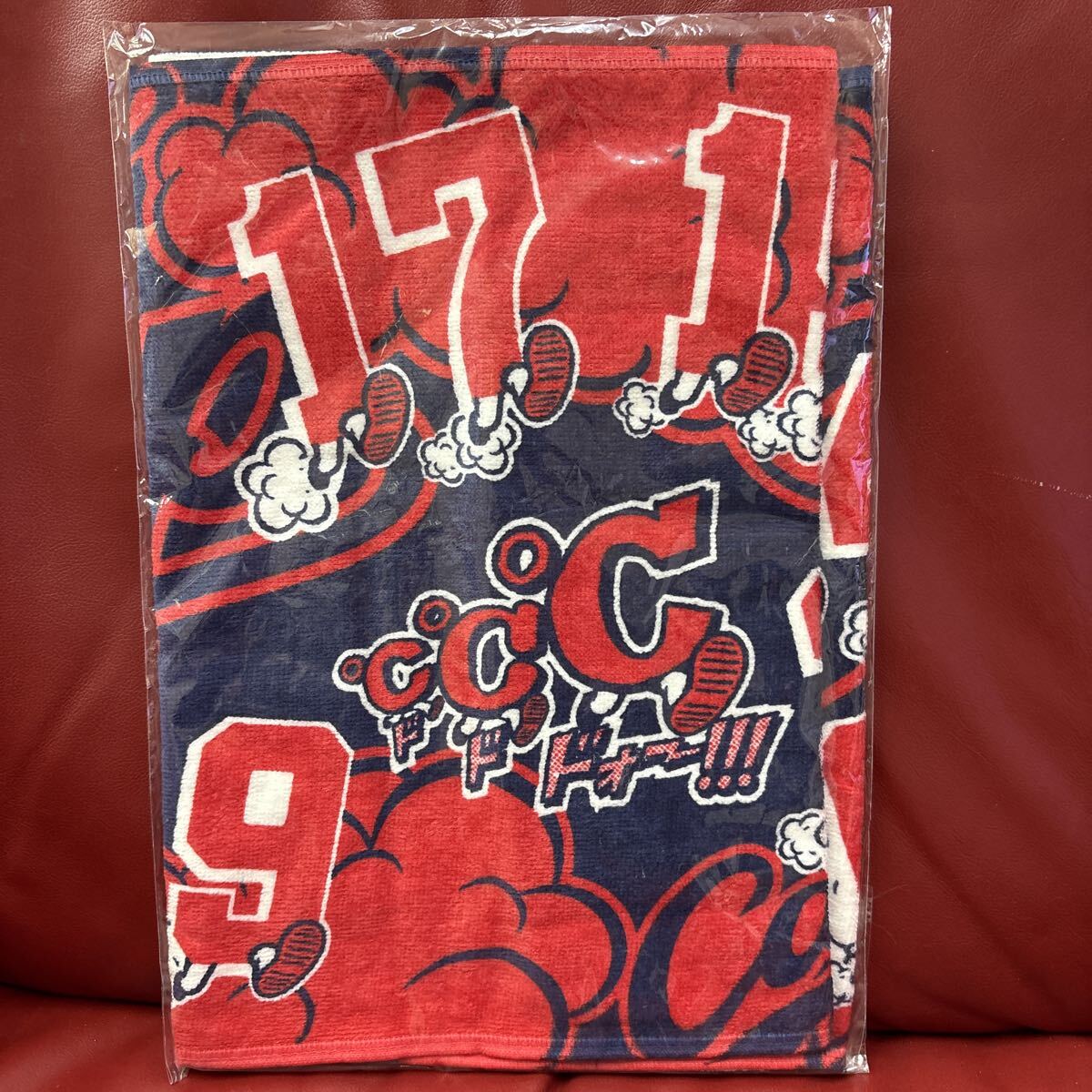 未開封品　広島カープ　キャッチフレーズ　フェイスタオル　ドドド 