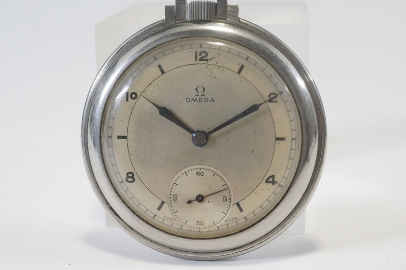 1円~【C696】実働　OMEGA／オメガ　手巻き　懐中時計　スモセコ　15JEWELS　9600417　ビンテージ　アンティーク