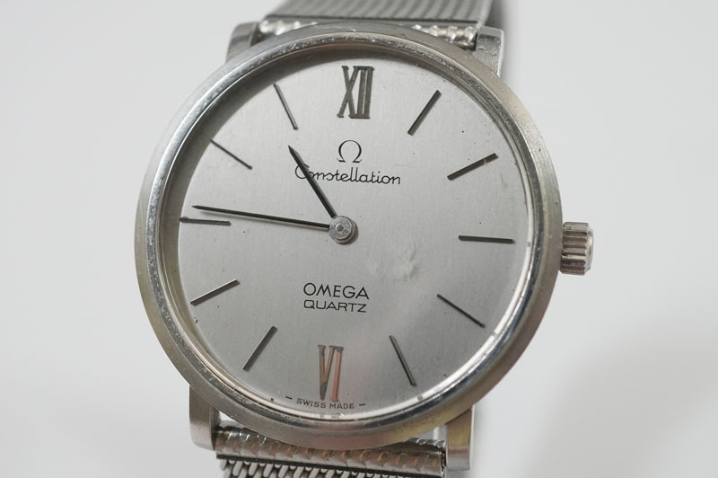 1円~【C735】OMEGA／オメガ　Ref.1910032　Cal.1330　Constellation　コンステレーション　クオーツ　純正尾錠　メンズ　腕時計　