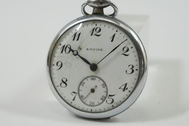 1円~【C725】EMPIRE／エンパイア　精工舎　SEIKO　セイコー　手巻き　懐中時計　ポケットウォッチ　スモセコ　ビンテージ