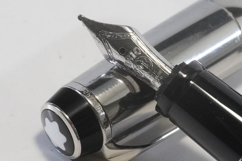 【C706】MONTBLANC／モンブラン　BOHEME　ボエム　ペン先：18K 750 4810　ツイスト式　万年筆　インク付　筆記用具　文房具