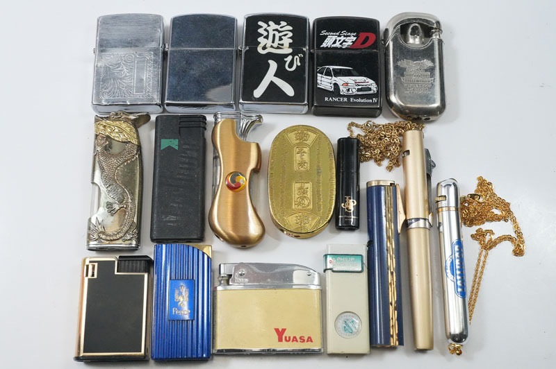 【C740】喫煙具　Peace/Marlbolo/CABIN/RONSON/頭文字Dなど　ライター　喫煙グッズ　コレクション