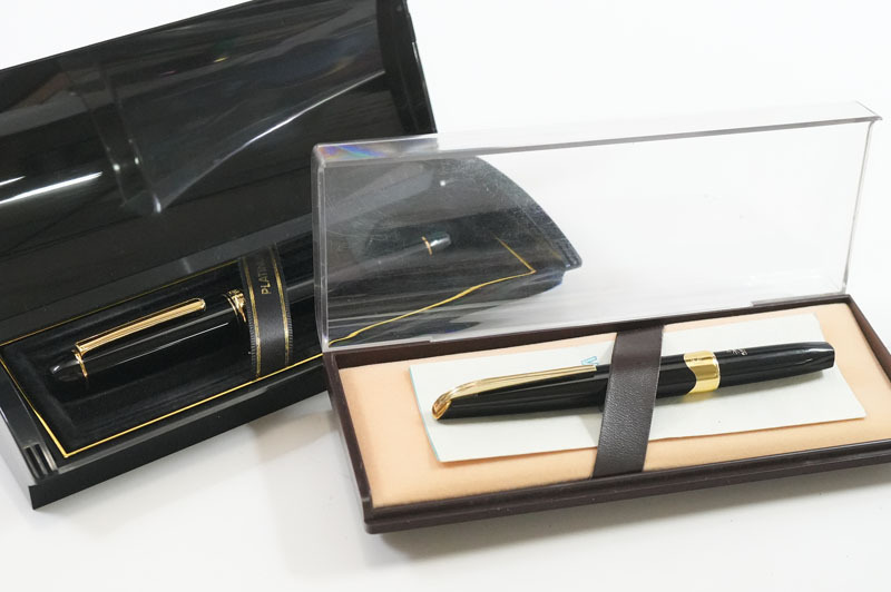 【D782】PLATINUM／プラチナ　ペン先：14K　万年筆2点　♯3776　ケース付　筆記用具　文房具