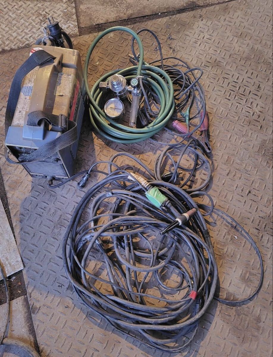 新ダイワ TIG溶接機 STW160 100V/200V兼用 動作確認済 アルゴン調整器付 shindaiwa インバータ直流溶接機 中古品