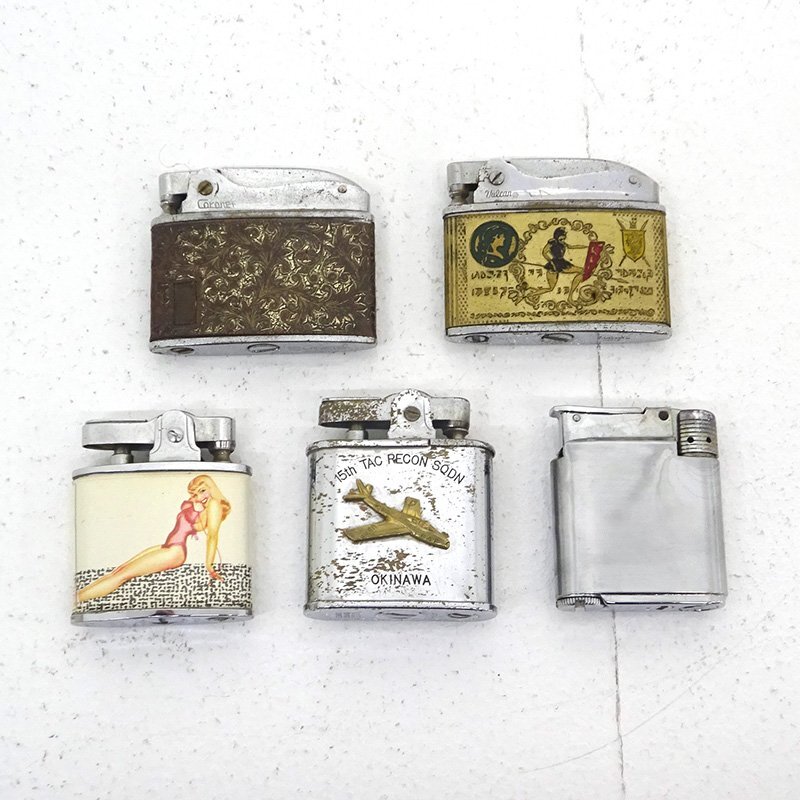 ★ジャンク★オイルライター ヴィンテージ まとめ売り 計5点セット★【AP134】