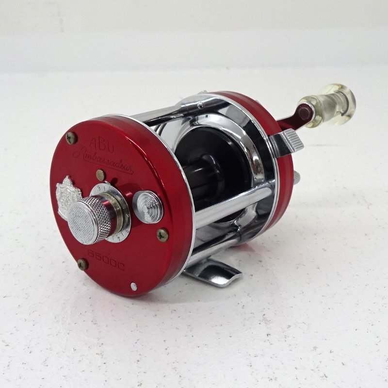 ★中古★アブガルシア アンバサダー 6500C レッド ベイトリール (Abu Garcia)★【FS085】