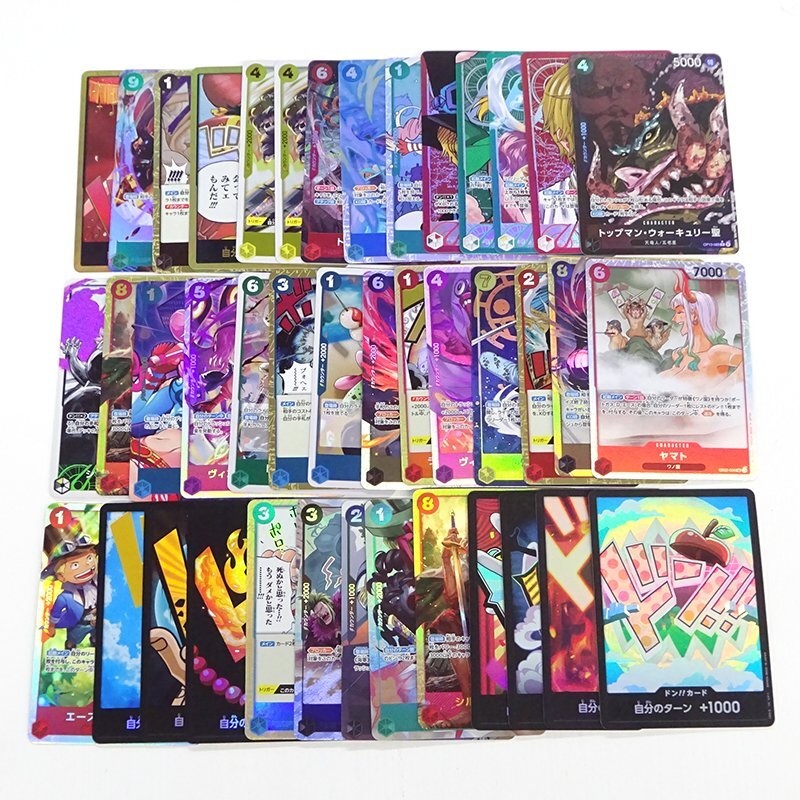 ★中古★ワンピースカードゲーム ドン/SR/L/R/パラレル他 計41枚 傷みカード (シャンクス/レイジュ/ペローナ/ロー/マルコ他)★【CA063】