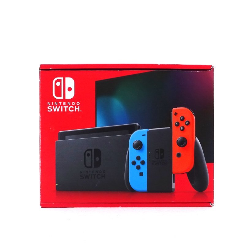 ★中古★Nintendo Switch 本体 Joy-Con(L)ネオンブルー/(R)ネオンレッド HAD-S-KABAH (ニンテンドースイッチ)★【GM649】