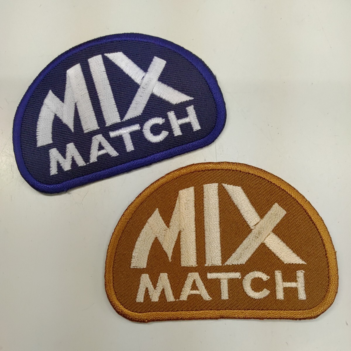 ◎ M I X M A T C H と記されたワッペン 2枚セット s452
