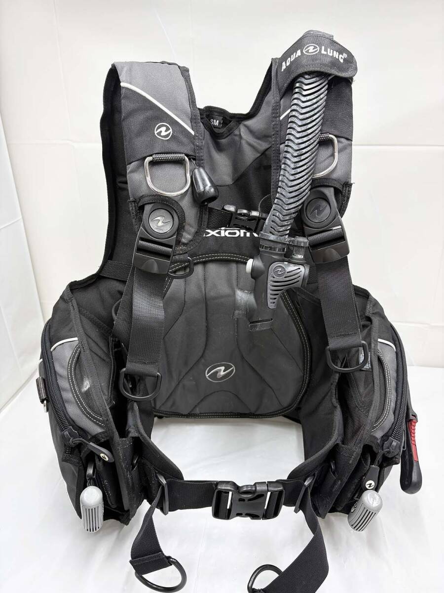 AQUALUNG アクアラング AXIOM アクシオム BCジャケット SMサイズ ナイフ付き スキューバダイビング ジャンク 現状品 4JK2A