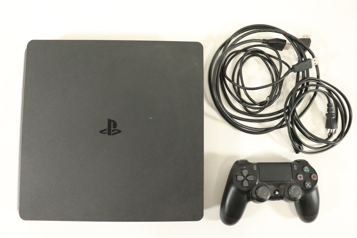 ◎【動作OK】SONY PS4 PlayStation4 CUH-2100A ブラッック プレイステーション4 本体 コントローラー_0JT_C1224-J005