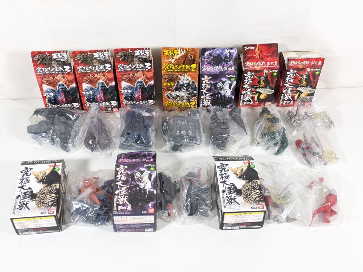 ★BANDAI 究極大怪獣 ゴジラ ウルトラマン 10点まとめ スペースゴジラ ゴジラ 2003 モスラ ウルトラセブン ブラックサタン _SJI_D0323-J002