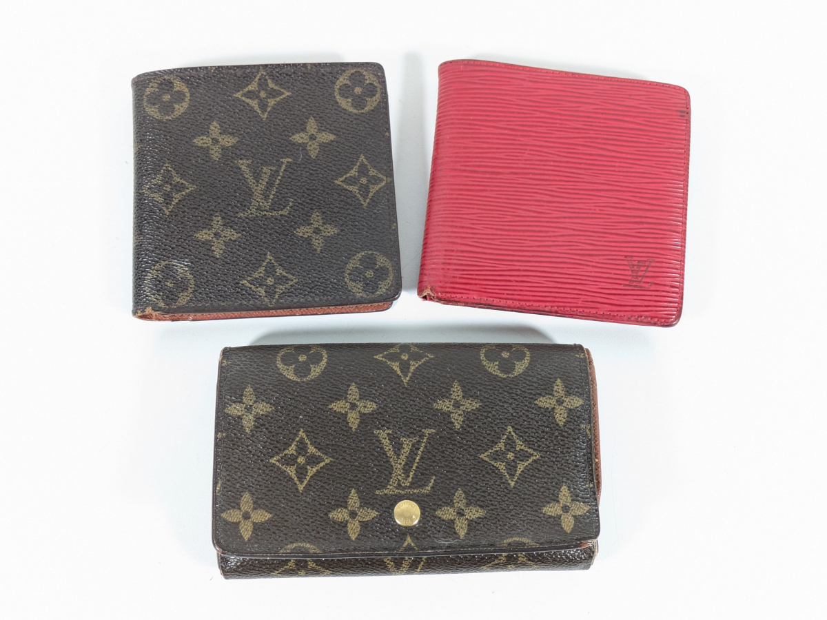 ★LOUIS VUITTON ルイヴィトン 財布 3点まとめ モノグラム ポルトモネ VI0052 CA0966 SP1002 二つ折り 長財布_SJP_D0323-J00D