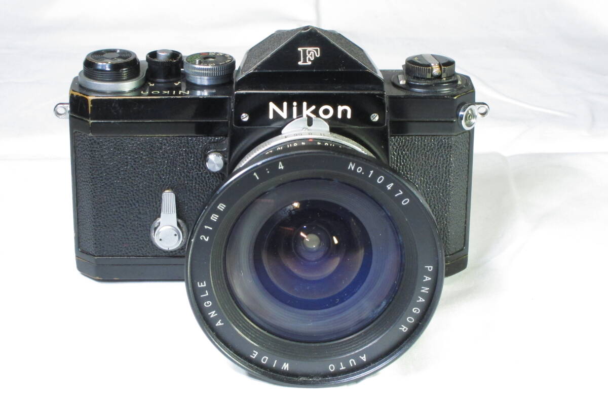 希少なレンズ付 Nikon F Black PANAGOR AUTO WIDE ANGLE 21mm 1:4