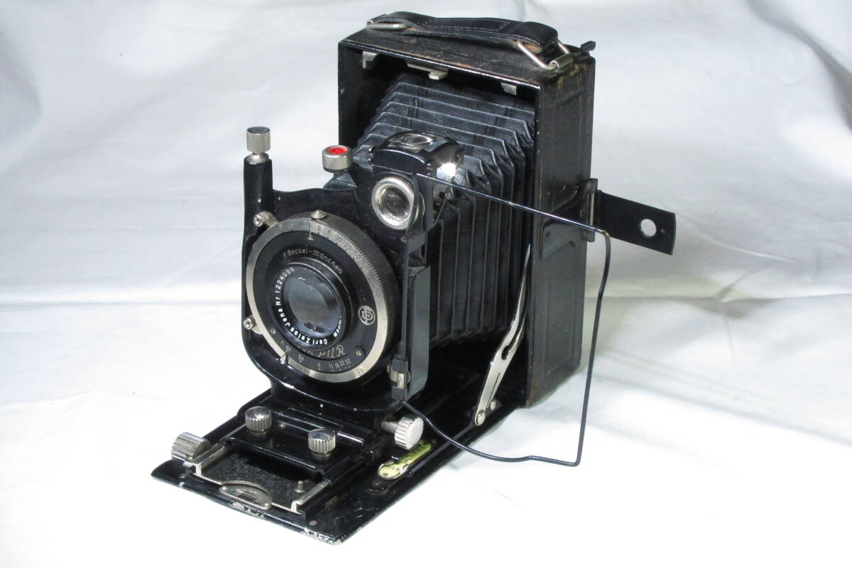 希少 Balda Deckel Munchen Carl Zeiss Tessar 1:4.5 f=10.5cm ハンドカメラ
