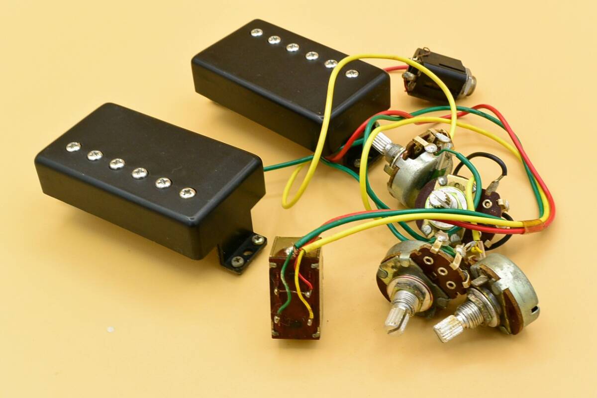 YAMAHA ピックアップ ポット ジャック スイッチ SG50 1970年代 PUs Pots Output-Jack Switch ヤマハ クリーニング（清掃）済み！ #6D733