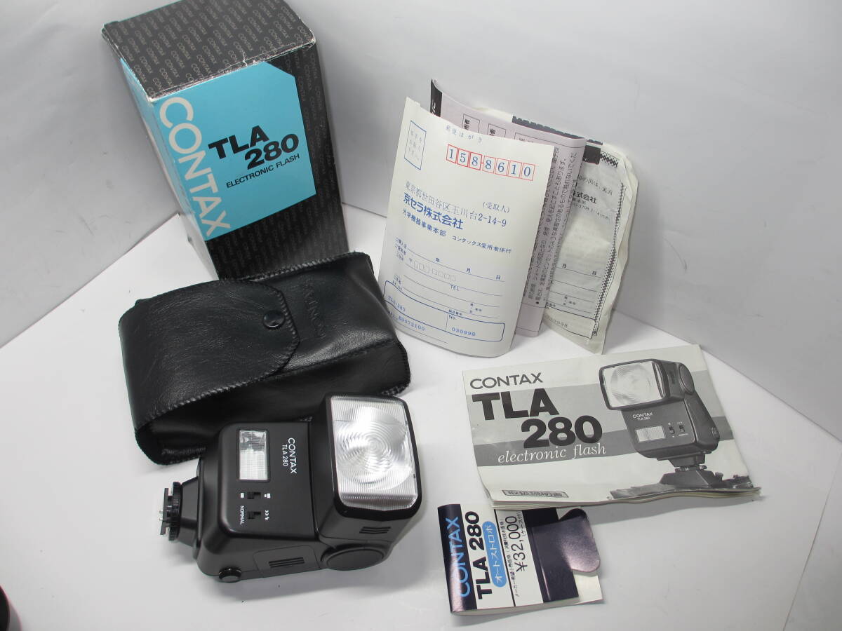 CONTAX フラッシュ TLA 280 (動作OK) ■美品■ 10730 