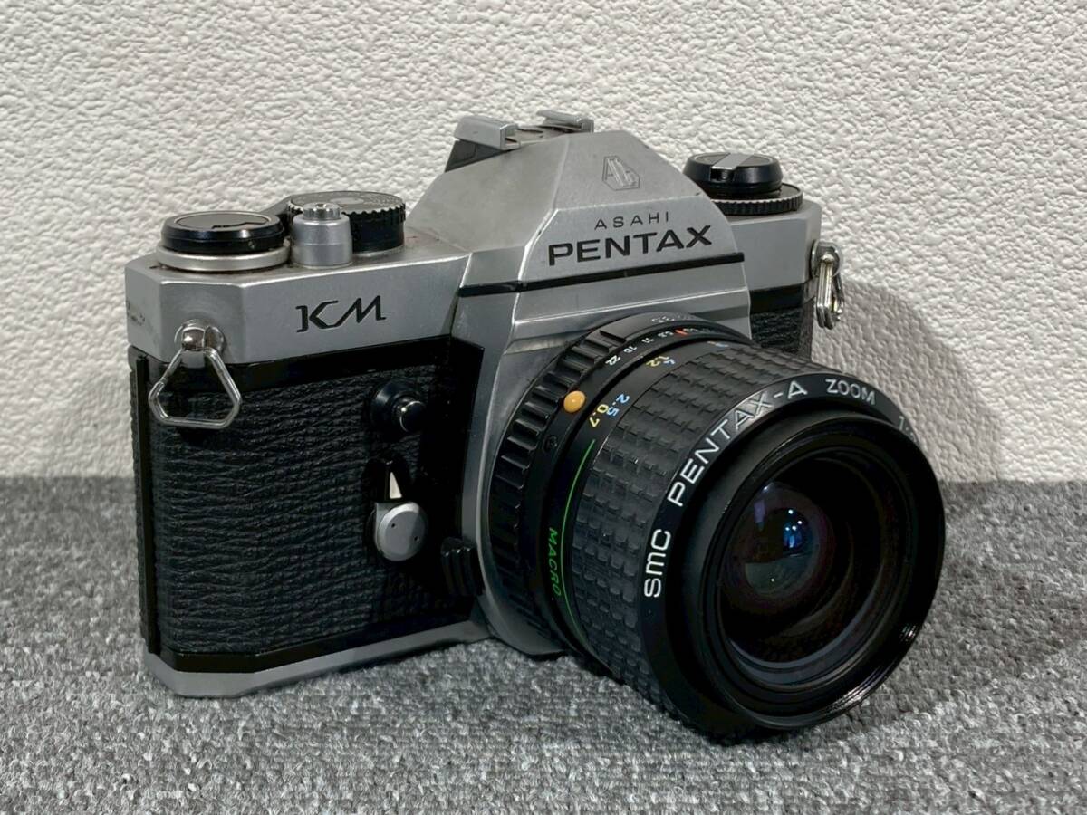 【あ342】アサヒ ペンタックス ASAHI PENTAX KM SMC PENTAX-A ZOOM F3.5-4.5 35-70mm カメラ レンズ ジャンク 現状品