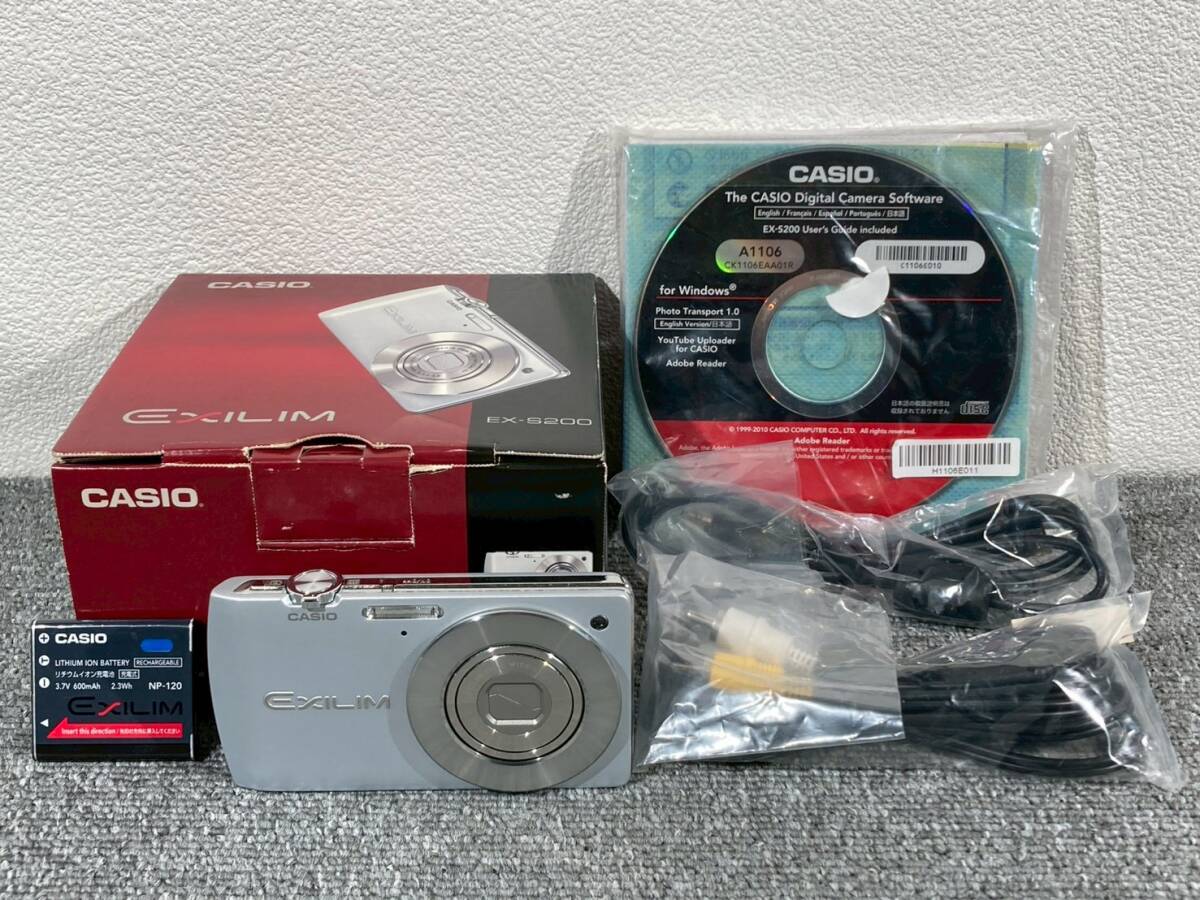 【あ360】カシオ CASIO EX-S200 SR シルバー silver カメラ レンズ ジャンク 現状品