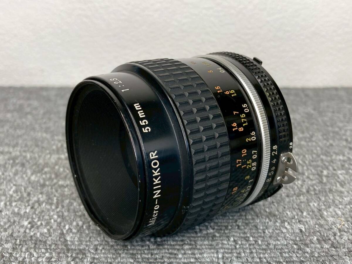 【あ361】ニコン Nikon Micro-NIKKOR 55ｍｍ F2.8 カメラ レンズ ジャンク 現状品 