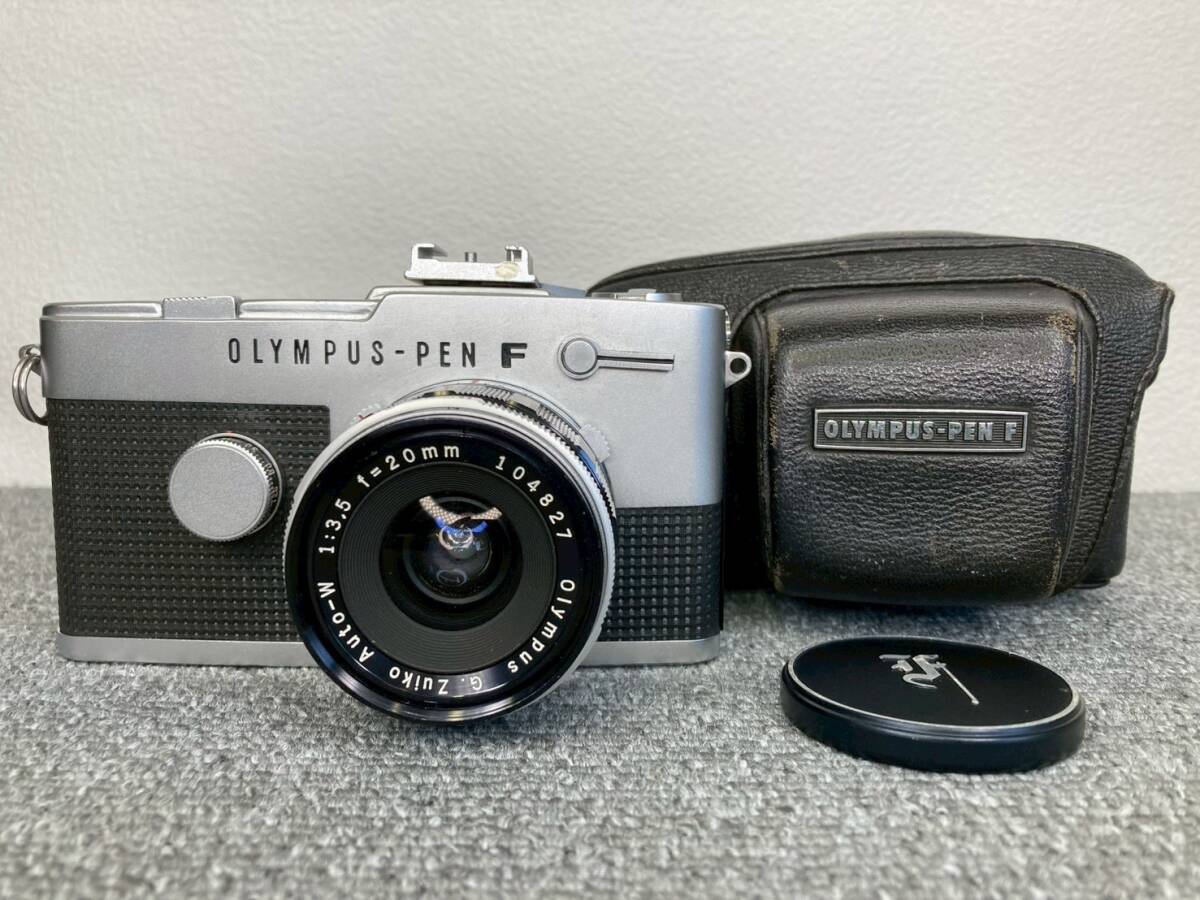 【あ364】オリンパス OLYMPUS-PEN F G.Zuiko Auto-W 20ｍｍ F3.5 カメラ レンズ ジャンク 現状品