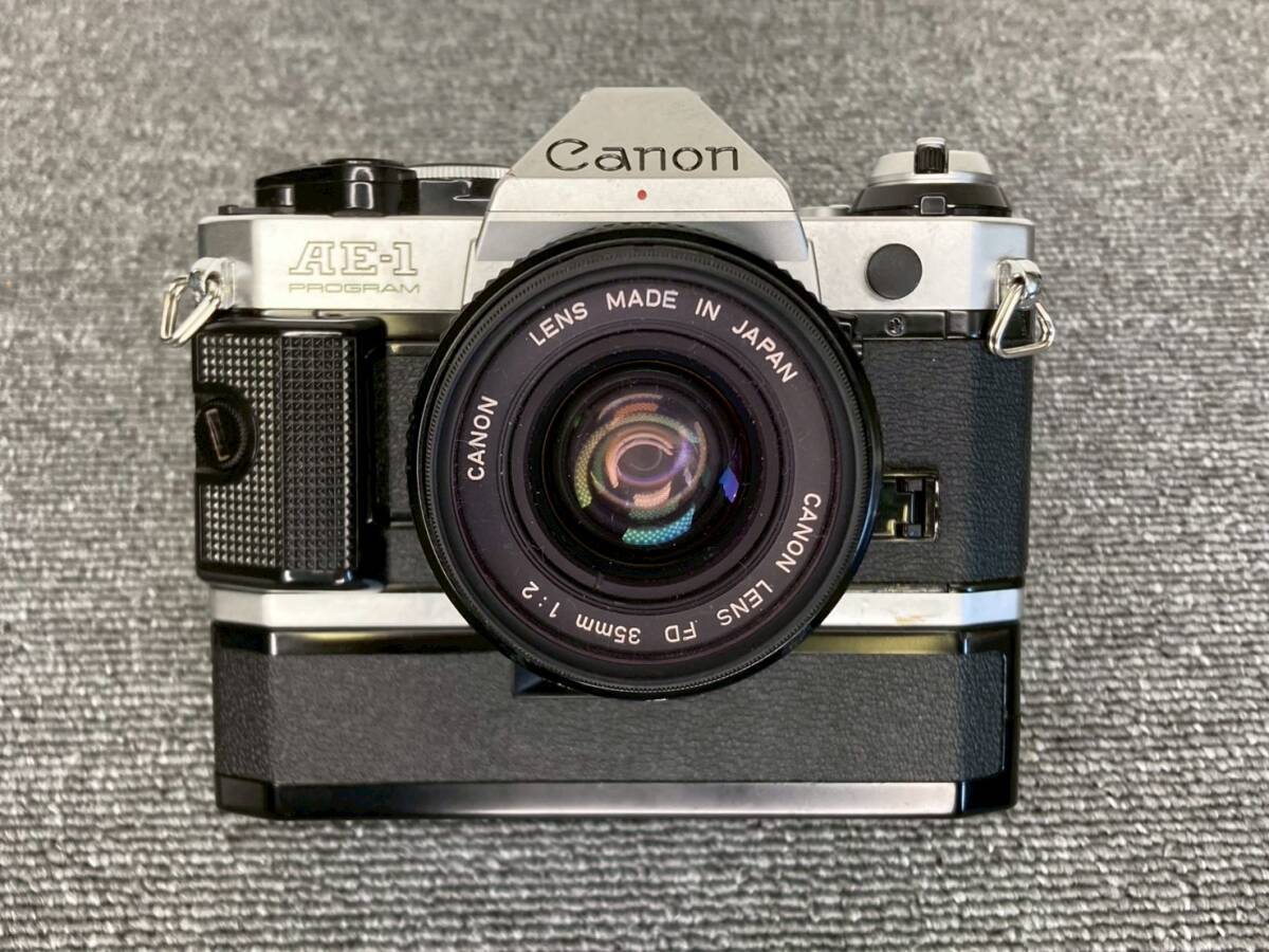 【あ363】キャノン Canon AE-1 PROGRAM FD 35ｍｍ F2 カメラ レンズ ジャンク 現状品