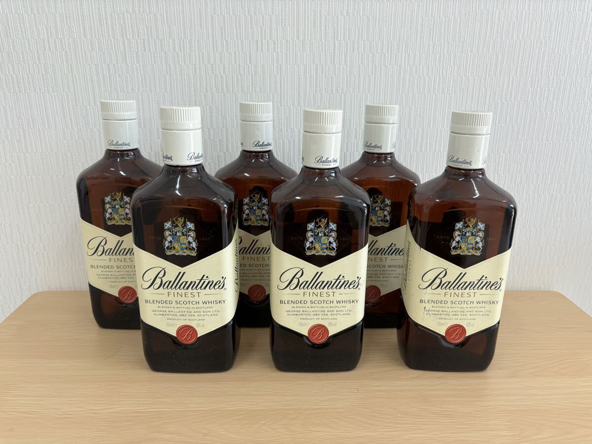 H486 バランタイン Ballantine ファイネスト FINEST スコッチウイスキー 700ml 40% 未開栓 6本セット
