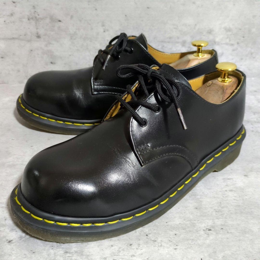 【Dr.Martens (ドレスシューズ)】1925 5400/スチールトゥ/鉄板/3ホール/レザーシューズ/本革/メンズ革靴/ブラック/黒/UK6