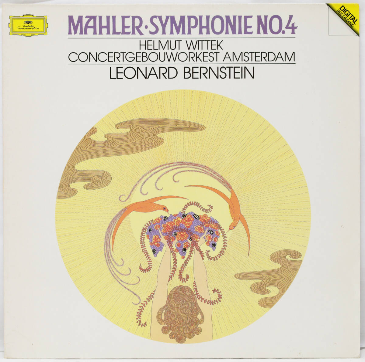 ドイツ盤オリジナル DGG 423607-1 BERNSTEIN Mahler Symphonie No.4 バーンスタイン マーラー