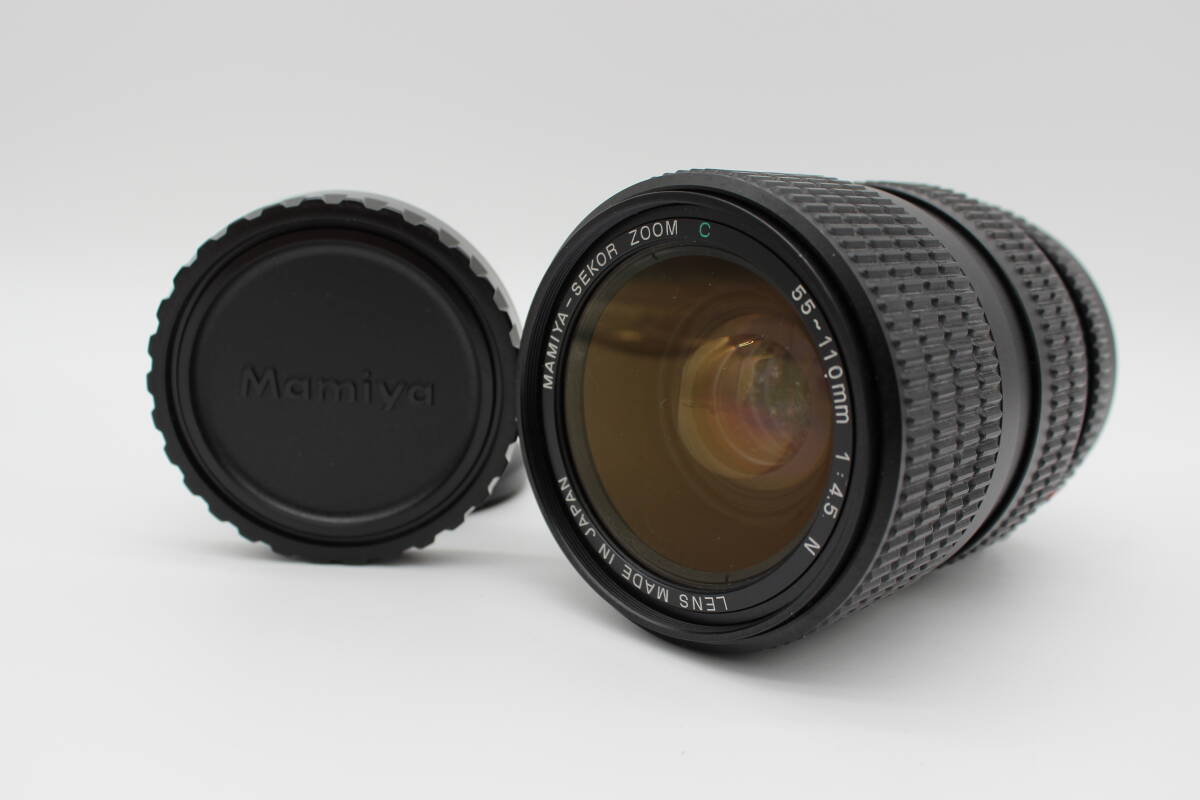 ★Mamiya SEKOR ZOOM C 55-110mm F4.5 N キャップ付き マミヤ ズームレンズ #272