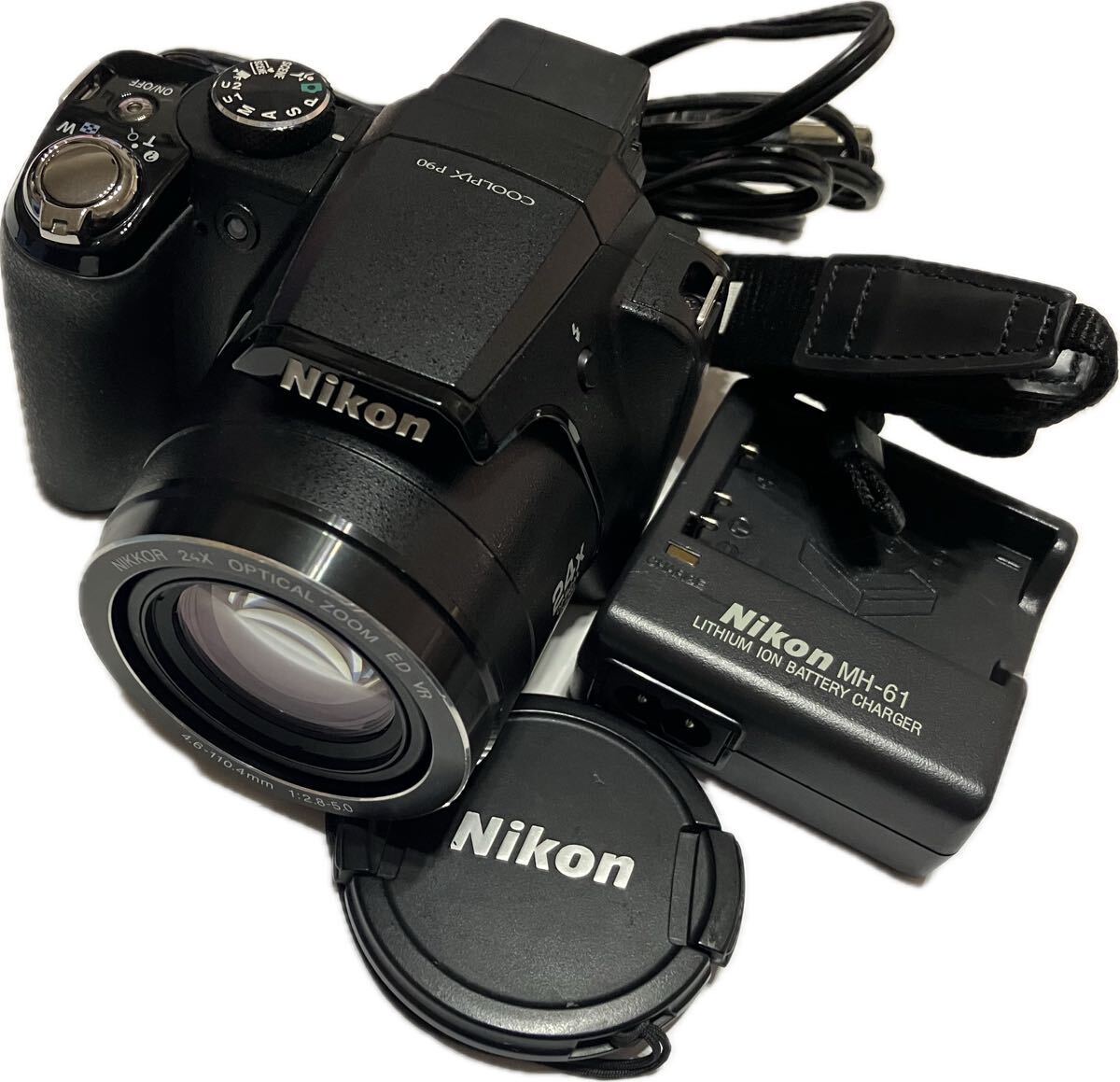 ★極上美品★ 取付 充電器付 Nikon ニコン COOLPIX P90 コンパクトデジタルカメラ #27730005