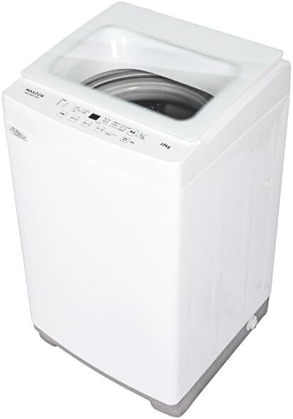 新品☆MAXZEN 全自動洗濯機 10㎏ 予約機能 風乾燥 静音 槽洗浄 チャイルドロック 送料無料69